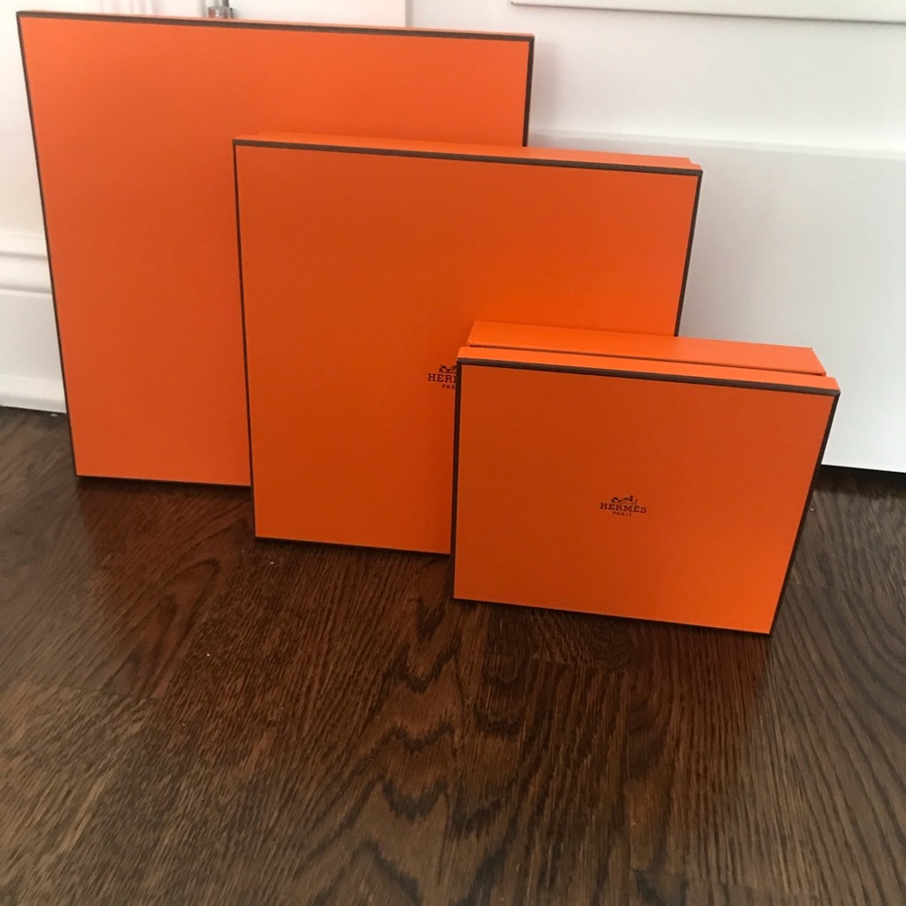 NEW HERMES BOXES! Various sizes. Chic decor!